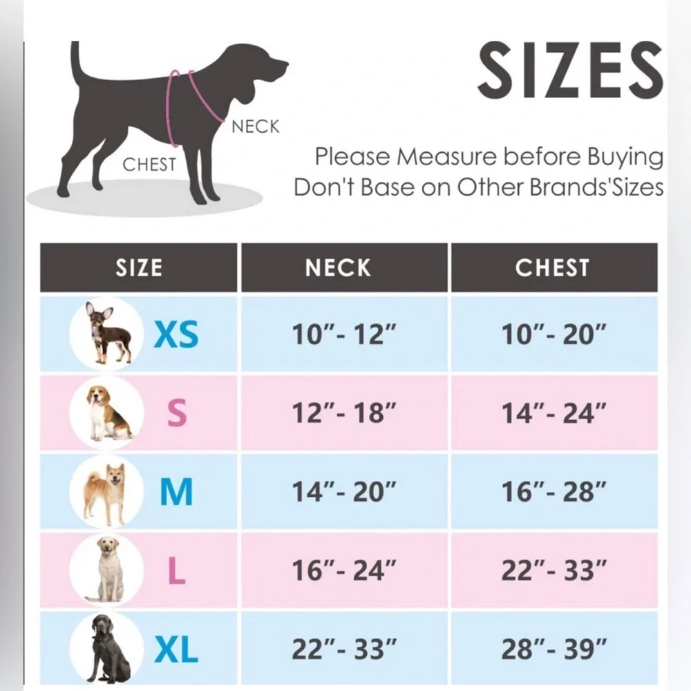 PHOEPET No Pull Dog Harness Medium Reflective Adjustable, 2 Metal Hooks Vest